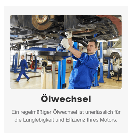 Oelwechsel 